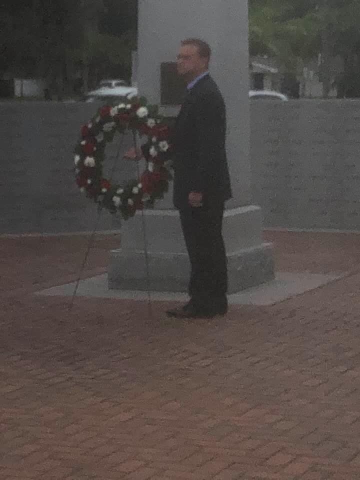    Thank you Mr. Mayor, Eric Seidel, for honoring those who gave the ultimate sacrifice. 